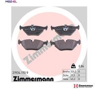 ZIMMERMANN 21934.170.9 Brake pad set