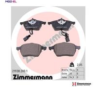 ZIMMERMANN 21938.200.1 Brake pad set