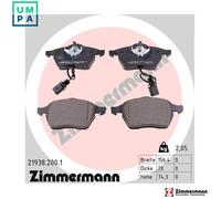 ZIMMERMANN 21938.200.1 Brake pad set