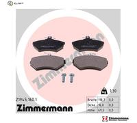 Brake pads 21945.160.1 ZIMMERMANN for VW SEAT SKODA