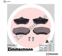 ZIMMERMANN 21945.195.1 Brake pad set