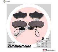 BRAKE PAD SET DISC BRAKE 21945.195.2 FOR VW ARG/APT/ADR 1.8L AVG/AFN/AHH 1.9L