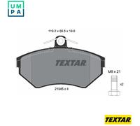 TEXTAR 2194503 Brake pad set
