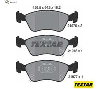For Toyota Genuine OE Textar Brake Pads Full Set Of 4 Front 2197502