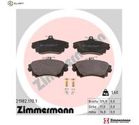 ZIMMERMANN 21982.170.1 Brake pad set