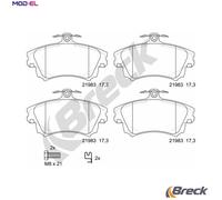 BRAKE PAD SET DISC BRAKE 21983 00 701 10 FOR VOLVO B4204T2/4204T3 1.9L 4cyl