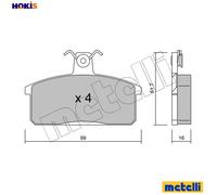 BRAKE PAD SET DISC BRAKE 22-0026-0 FOR SUZUKI SAMURAI/Open/Off-Road/Vehicle 1.9L