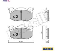 Brake pads 22-0038-0 METELLI for RENAULT CITROËN PEUGEOT