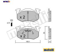 BRAKE PAD SET DISC BRAKE 22-0038-1 FOR RENAULT CLIO LUTECIA 19/Cabriolet//II