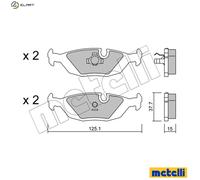 BRAKE PAD SET DISC BRAKE 22-0070-0 FOR SAAB 900//Hatchback/Convertible/Combi