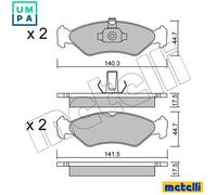 BRAKE PAD SET DISC BRAKE 22-0088-0 FOR MAZDA FORD FIESTA/IV/Mk/Van KA COURIER