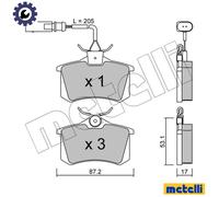 BRAKE PAD SET DISC BRAKE 22-0100-3 FOR VW SEAT FORD BRT/BVH 2.0L ATM/ADY 2.0L