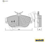 BRAKE PAD SET DISC BRAKE 22-0132-0 FOR VOLVO 760/Kombi/Break/Rural 960 740 2.0L