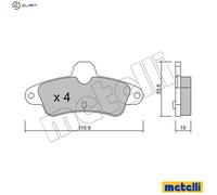 Brake pads 22-0143-0 METELLI for FORD MONDEO MONDEO Saloon MONDEO Turnier
