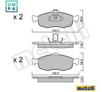 BRAKE PAD SET DISC BRAKE 22-0146-0 FOR FORD MONDEO//II/Mk/Turnier/Clipper 2.5L