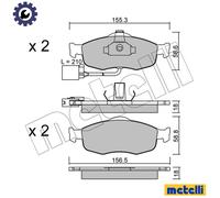 New Brake Pad Set, disc brake for FORD:COUGAR,MONDEO I,MONDEO ,MONDEO II