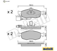 New Brake Pad Set, disc brake for FORD:COUGAR,MONDEO I,MONDEO ,MONDEO II