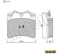 FRONT BRAKE PAD SET DISC BRAKE FITS: VW TRANSPORTER / CARAVELLE IV BUS 70B 70