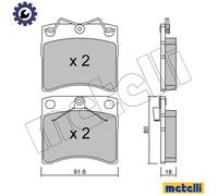 BRAKE PAD SET DISC BRAKE 22-0163-1 FOR VW CARAVELLE/TRANSPORTER/IV/Bus/EUROVAN