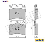 BRAKE PAD SET DISC BRAKE 22-0163-1 FOR VW CARAVELLE/TRANSPORTER/IV/Bus/EUROVAN