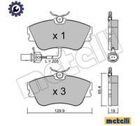 BRAKE PAD SET DISC BRAKE 22-0164-1 FOR VW CARAVELLE/TRANSPORTER/IV/Bus/EUROVAN