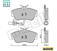 BRAKE PAD SET DISC BRAKE 22-0164-1 FOR VW CARAVELLE/TRANSPORTER/IV/Bus/EUROVAN