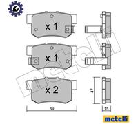 BRAKE PAD SET DISC BRAKE 22-0173-0 FOR SUZUKI KIZASHI NEO/BALENO SX4/CLASSIC