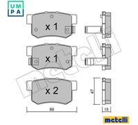 BRAKE PAD SET DISC BRAKE 22-0173-0 FOR SUZUKI KIZASHI NEO/BALENO SX4/CLASSIC