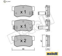 BRAKE PAD SET DISC BRAKE 22-0173-0 FOR SUZUKI KIZASHI NEO/BALENO SX4/CLASSIC