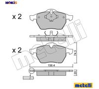 BRAKE PAD SET DISC BRAKE 22-0181-2 FOR SKODA OCTAVIA/Combi VW NEW/BEETLE 1.8L