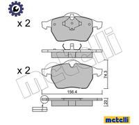 BRAKE PAD SET DISC BRAKE 22-0181-2 FOR SKODA OCTAVIA/Combi VW NEW/BEETLE 1.8L