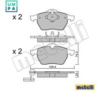 BRAKE PAD SET DISC BRAKE 22-0181-2 FOR SKODA OCTAVIA/Combi VW NEW/BEETLE 1.8L