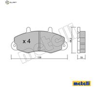 Brake pads 22-0194-0 METELLI for FORD TRANSIT Bus TRANSIT Van