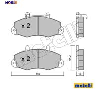 BRAKE PAD SET DISC BRAKE 22-0194-1 FOR FORD TRANSIT/TOURNEO/Bus/Van 4HA 2.5L