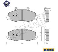 BRAKE PAD SET DISC BRAKE 22-0194-1 FOR FORD TRANSIT/TOURNEO/Bus/Van 4HA 2.5L