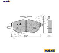Brake pads 22-0215-0 METELLI for VW AUDI SEAT