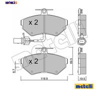 BRAKE PAD SET DISC BRAKE 22-0215-2 FOR VW SEAT AUDI A4/S4 ALT/AUZ/ASU/AZM 2.0L