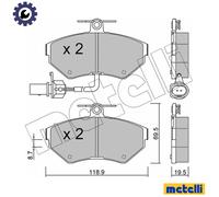 BRAKE PAD SET DISC BRAKE 22-0215-2 FOR VW SEAT AUDI A4/S4 ALT/AUZ/ASU/AZM 2.0L
