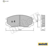 BRAKE PAD SET DISC BRAKE 22-0221-0 FOR MITSUBISHI LIBERO/V MIRAGE/Hatchback 1.3L