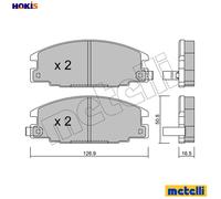 Brake pads 22-0244-0 METELLI for OPEL ISUZU
