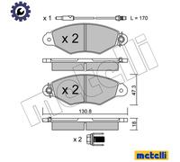 BRAKE PAD SET DISC BRAKE 22-0253-1 FOR RENAULT KANGOO/Express/Rapid NISSAN