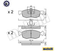 BRAKE PAD SET DISC BRAKE 22-0274-2 FOR FIAT PALIO DOBLO/MPV/Box/Body/MPV 1.2L
