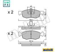 BRAKE PAD SET DISC BRAKE 22-0274-2 FOR FIAT PALIO DOBLO/MPV/Box/Body/MPV 1.2L
