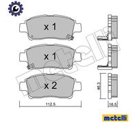 BRAKE PAD SET DISC BRAKE 22-0292-0 FOR TOYOTA DAIHATSU 2SZ-FE 1.3L1ND-TV 1.4L