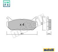 BRAKE PAD SET DISC BRAKE 22-0303-0 FOR FORD USA PROBE/II/Mk MAZDA MX-6 2.0L 6cyl