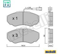 BRAKE PAD SET DISC BRAKE 22-0325-0 FOR PEUGEOT BOXER/Van/Bus/Platform/Chassis