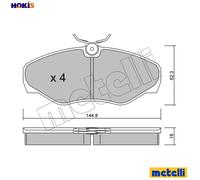 BRAKE PAD SET DISC BRAKE 22-0338-2 FOR RENAULT TRAFIC/II/Van/Bus/Rodeo ESPACE