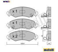 BRAKE PAD SET DISC BRAKE 22-0339-0 FOR SUZUKI WAGON/R+/Hatchback/SORIO/MPV 1.3L