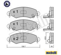 BRAKE PAD SET DISC BRAKE 22-0339-1 FOR SUZUKI WAGON/R+/Hatchback/SORIO/MPV 1.2L