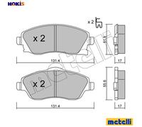 BRAKE PAD SET DISC BRAKE 22-0340-0 FOR VAUXHALL TIGRA/TwinTop CORSA/VAN/Mk/II